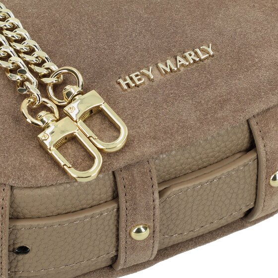 Hey Marly Lifetime Sister Suede Schultertasche Leder 25 cm