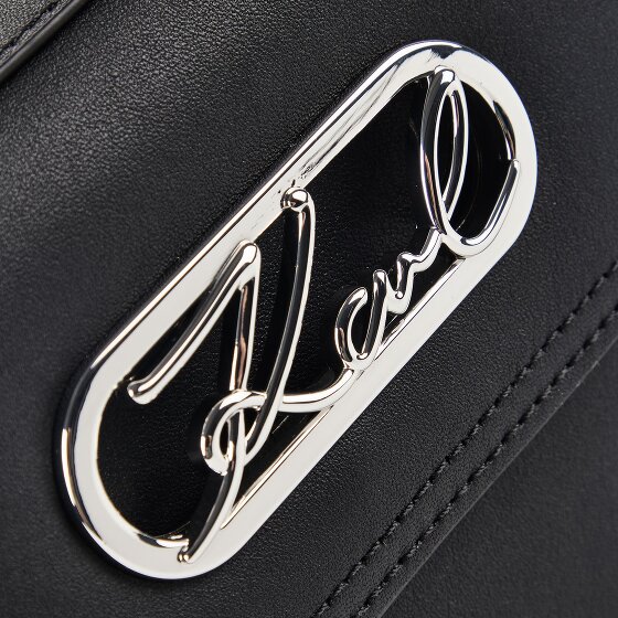Karl Lagerfeld Signature Umhängetasche Leder 25 cm