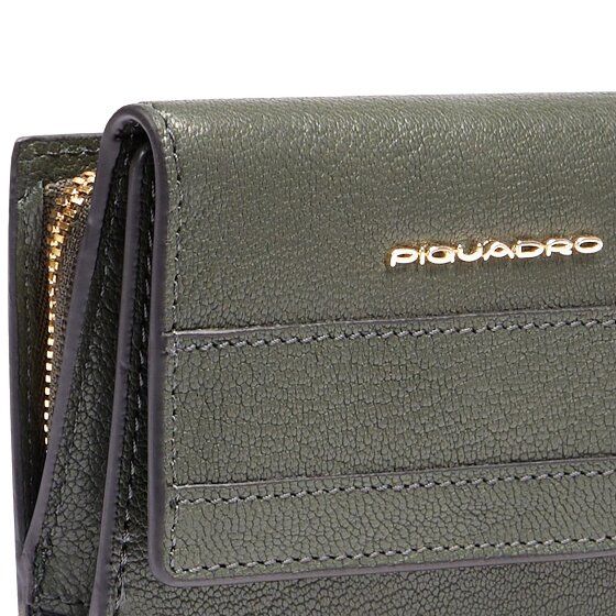 Piquadro Patricia Geldbörse RFID Schutz Leder 9 cm