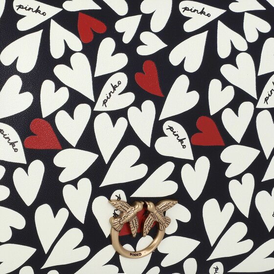 PINKO San Valentino Clutch Tasche Leder 26.5 cm