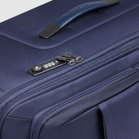 Piquadro Brief 4 Rollen Trolley 68 cm mit Dehnfalte