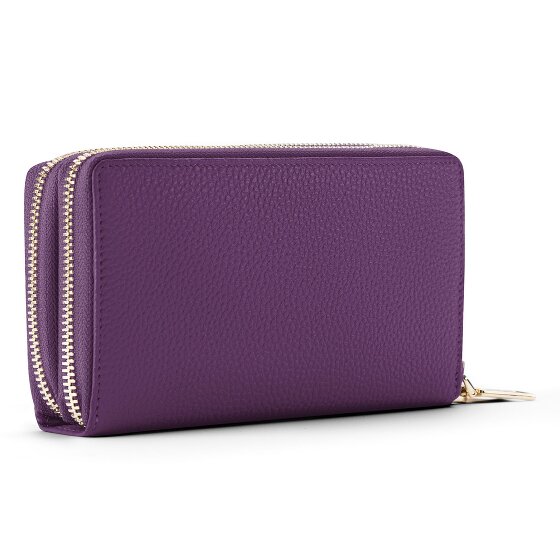 Lazarotti Bologna Leather XL Double Zip-Around Geldbörse RFID Leder 20 cm