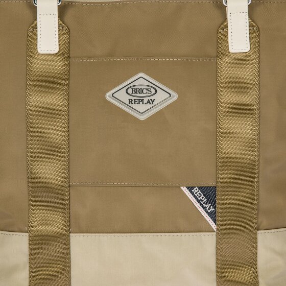 Bric's Replay Sand Woo Shopper Tasche 26 cm Bric's Replay Sand Woo Shopper Tasche 26 cm