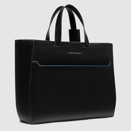 Piquadro Blue Square Shopper Tasche Leder 40 cm