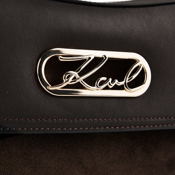 Karl Lagerfeld Signature Umhängetasche Leder 24.5 cm