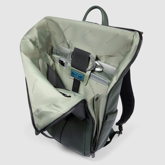 Piquadro Than Business-Rucksack Leder 46 cm Laptopfach