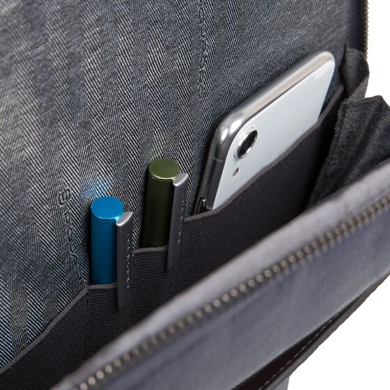 Piquadro Black Square Rucksäcke Leder 44 cm Laptopfach