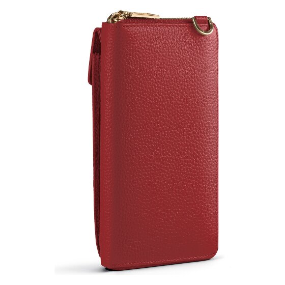 Lazarotti Bologna Leather Zip-Around Geldbörse Handytasche Leder 19 cm