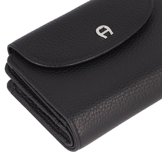 AIGNER Geldbörse RFID Schutz Leder 14 cm