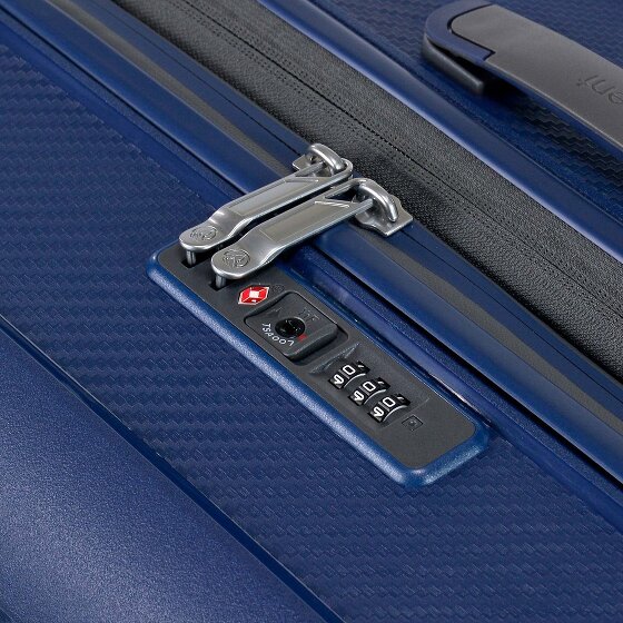 Eminent Aegis 4 Rollen Kabinentrolley S 55 cm mit Dehnfalte
