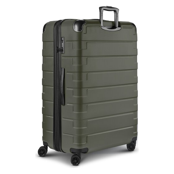 Tonino Lamborghini Milano 4-Rollen Trolley XL 83 cm Sondergrösse mit Dehnfalte