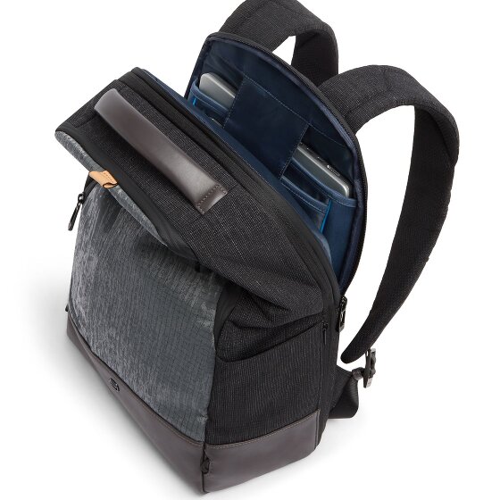 Piquadro Sync Daypack RFID Schutz Leder 47 cm Laptopfach