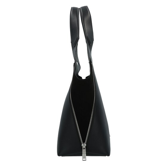 Karl Lagerfeld Behind the Seams Shopper Tasche Leder 34 cm mit Dehnfalte