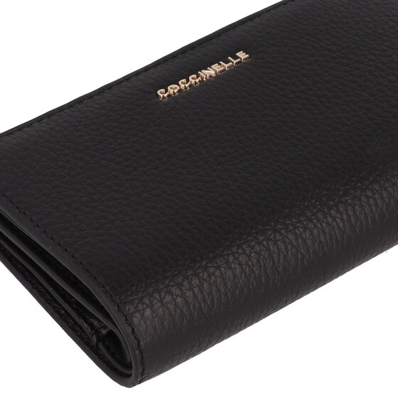 Coccinelle Metallic Geldbörse RFID Schutz Leder 16 cm