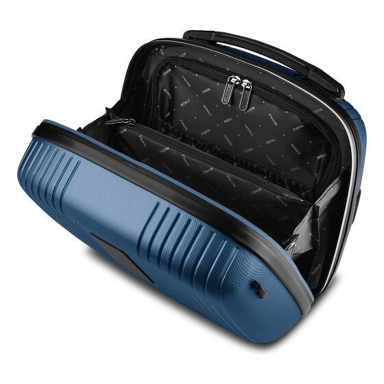 Redolz Essentials 14 Kofferset 2 tlg. Kabinentrolley mit Dehnfalte & Beautycase