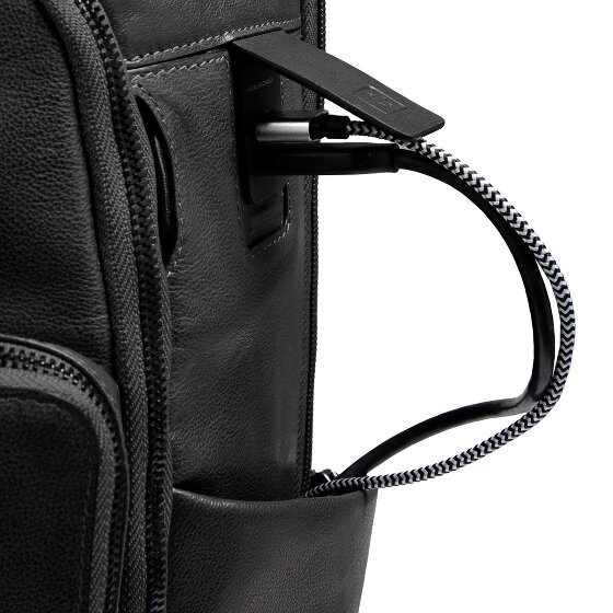 Piquadro Zaino Reiserucksack RFID Leder 44 cm Laptopfach Piquadro Zaino Reiserucksack RFID Leder 44 cm Laptopfach