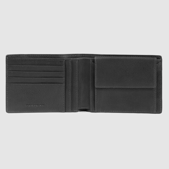 Piquadro Carl Geldbörse RFID Schutz Leder 12.5 cm