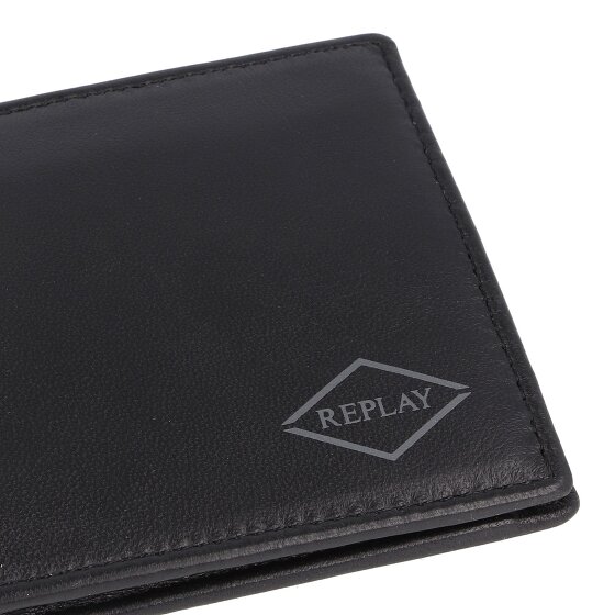 Replay Geldbörse Leder 14 cm