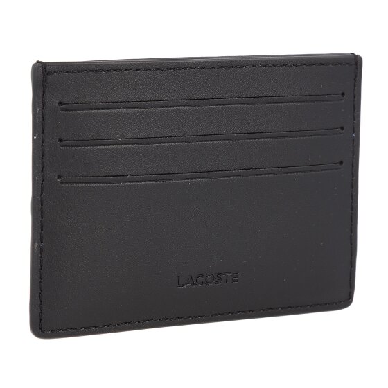 Lacoste Monogram Nomogramme Kreditkartenetui RFID Schutz Leder 10 cm