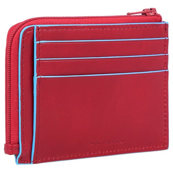Piquadro Blue Square Kreditkartenetui RFID Schutz Leder 11 cm
