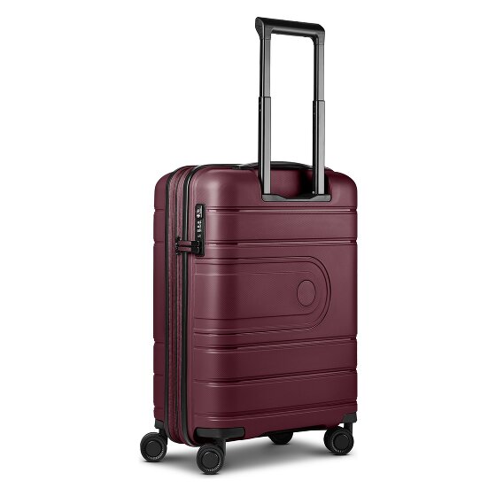 Redolz Essentials 11 4 Rollen Kabinentrolley 55 cm mit Dehnfalte