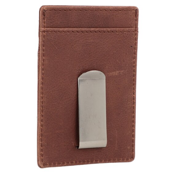 Police PT16-08536 Kreditkartenetui Leder 7 cm mit Geldscheinklammer