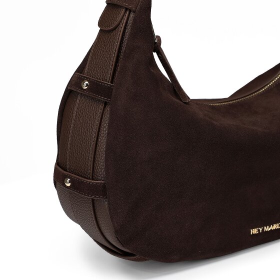 Hey Marly Lifetime Sister Suede Schultertasche M Leder 35 cm