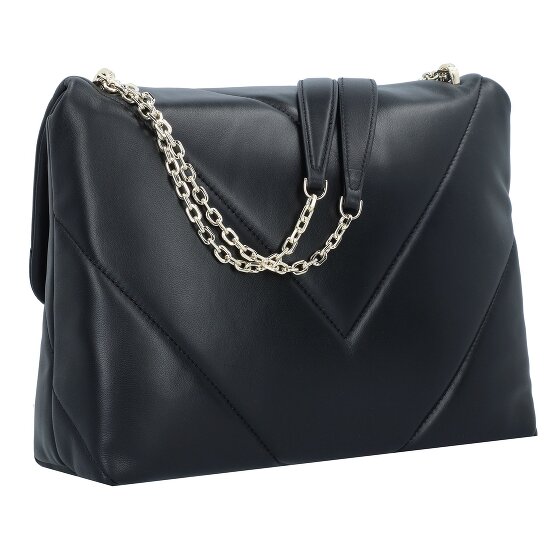 Patrizia Pepe Fly Padded Schultertasche Leder 31 cm