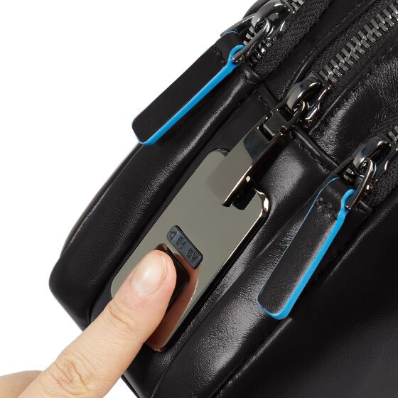 Piquadro Blue Square Umhängetasche Leder 23 cm