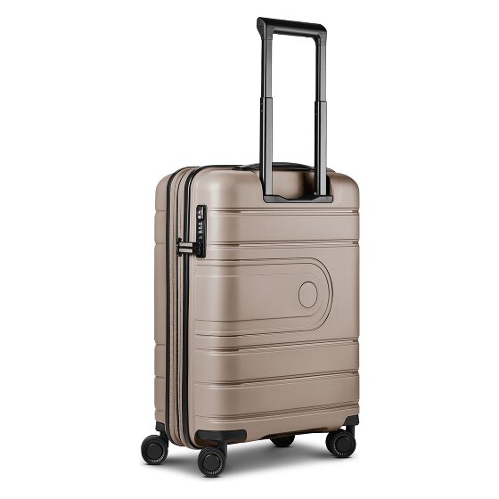 Redolz Essentials 11 4 Rollen Kabinentrolley 55 cm mit Dehnfalte