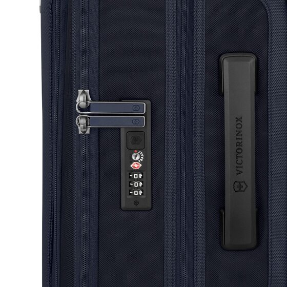 Victorinox Werks Traveler 7.0 4 Rollen Kabinentrolley 55 cm Laptopfach mit Dehnfalte