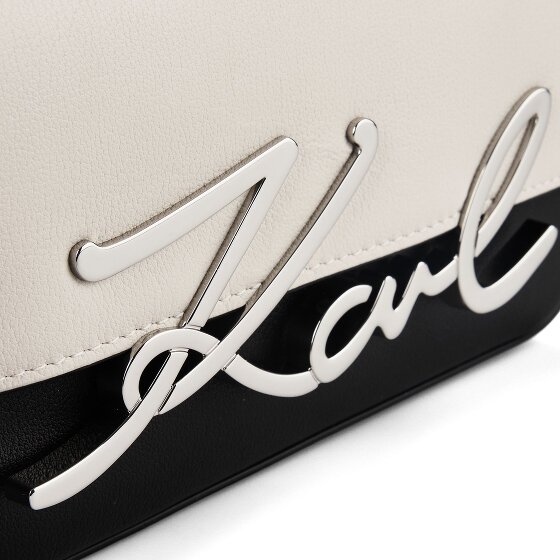 Karl Lagerfeld Signature 2.0 Schultertasche Leder 22 cm