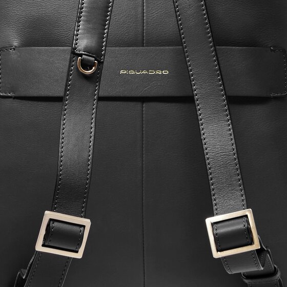 Piquadro Ashley Daypack RFID Schutz Leder 38 cm Laptopfach