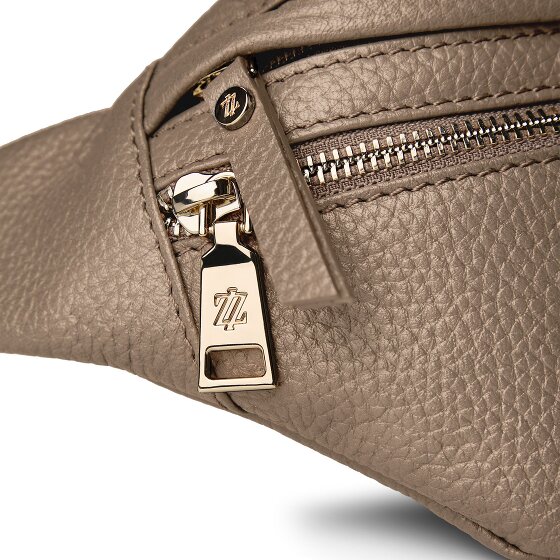 Lazarotti Bologna Leather Double-Zip Gürteltasche Crossbody Leder 25 cm