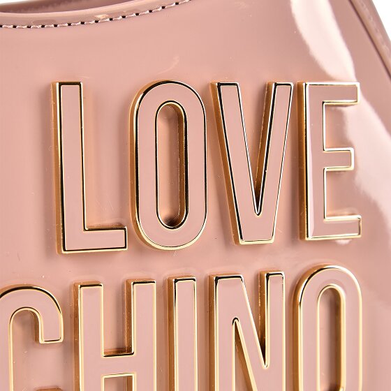 Love Moschino Enameled Logo Handtasche 27 cm