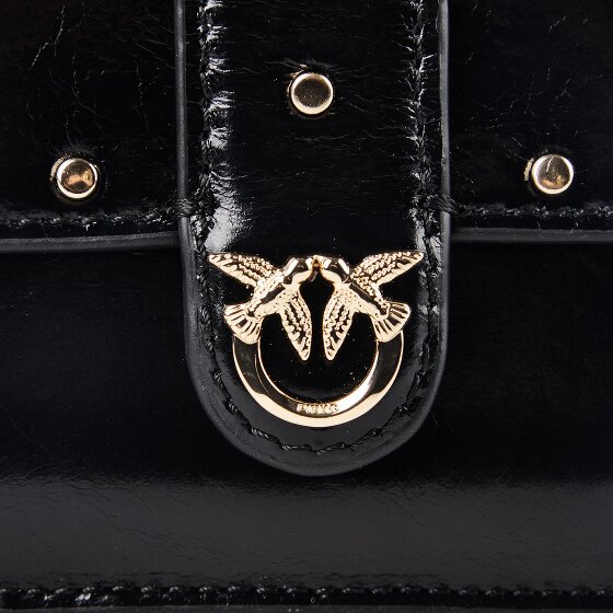 PINKO Love Pocket Studs Mini Bag Umhängetasche Leder 13 cm