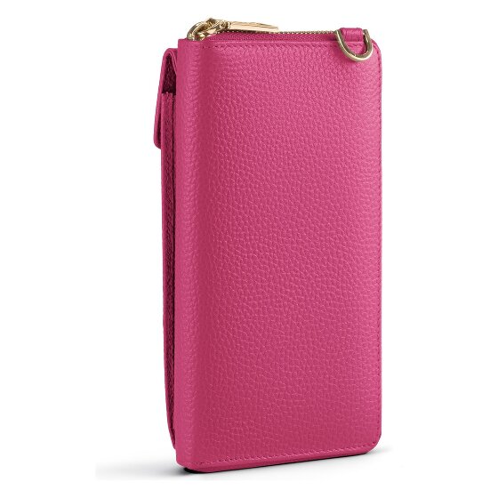 Lazarotti Bologna Leather Zip-Around Geldbörse Handytasche Leder 19 cm