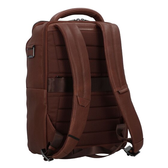 Piquadro Cronus Business-Rucksack RFID Schutz Leder 41 cm Laptopfach