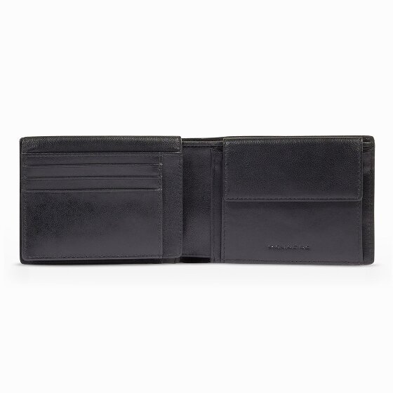 Piquadro Philip Geldbörse RFID Schutz Leder 12.5 cm