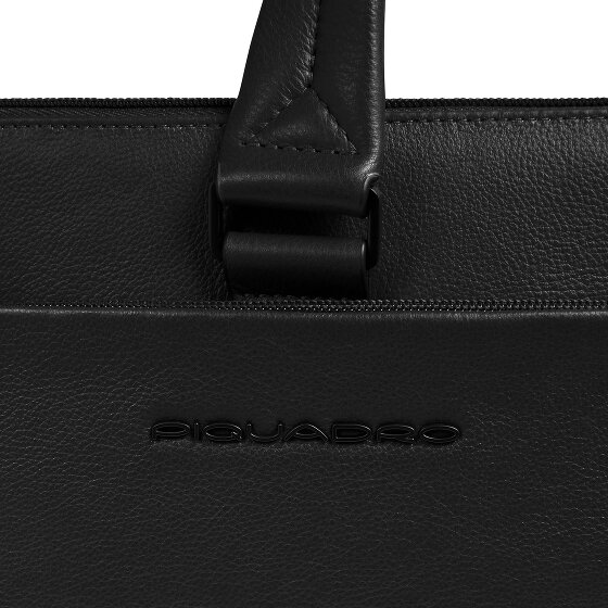 Piquadro Russel Aktentasche RFID Schutz Leder 42 cm Laptopfach