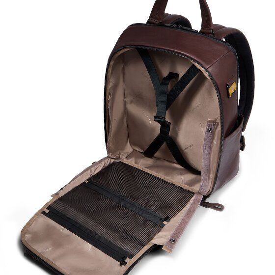Piquadro Harper Reiserucksack Leder 42 cm Laptopfach