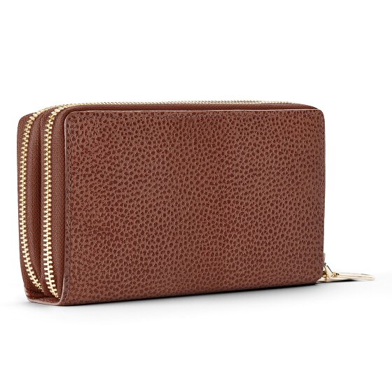 Lazarotti Bologna Leather XL Double Zip-Around Geldbörse RFID Leder 20 cm