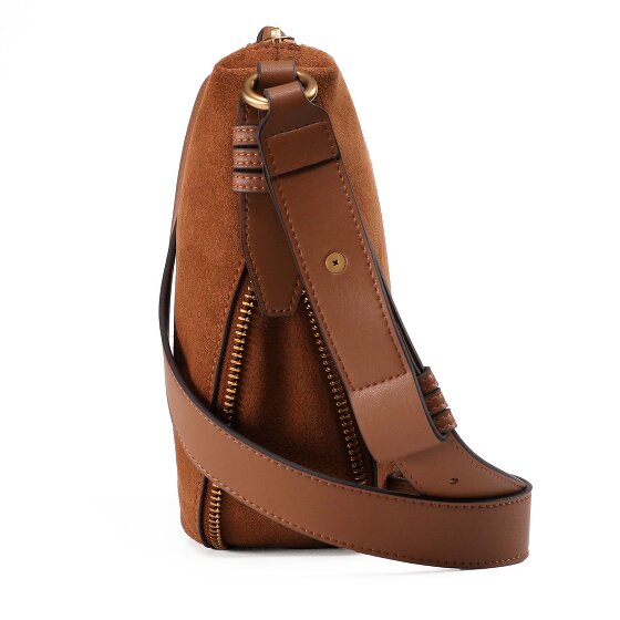 PINKO Zip Around Umhängetasche Leder 28 cm