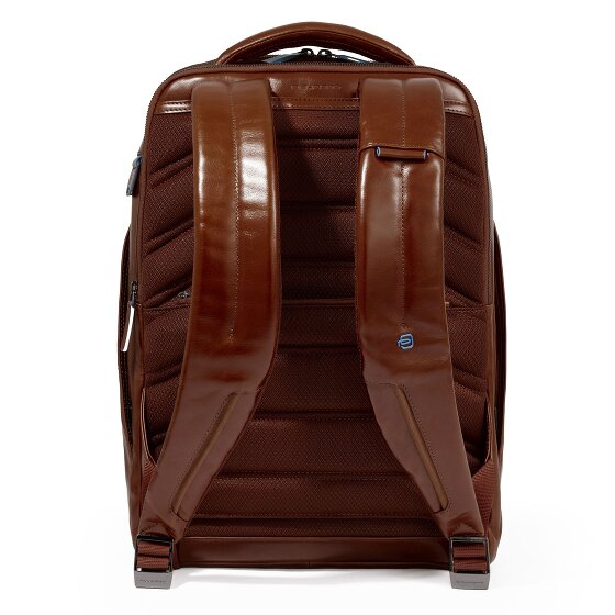 Piquadro Blue Square Business-Rucksack Leder 42 cm Laptopfach