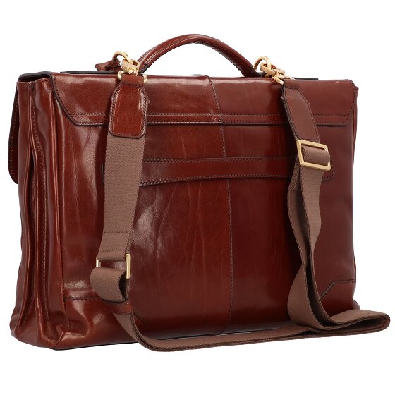 The Bridge Vespucci Aktentasche Leder 40 cm Laptopfach