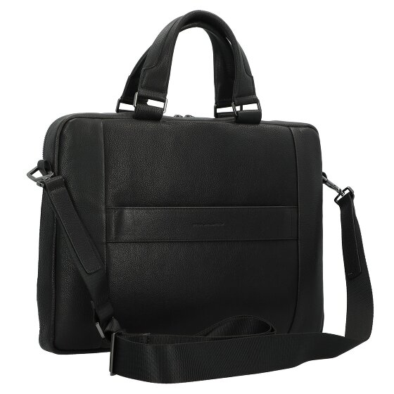 Piquadro Wollem Aktentasche RFID Schutz Leder 37 cm Laptopfach