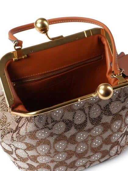 Coach Kisslock Schultertasche 24 cm