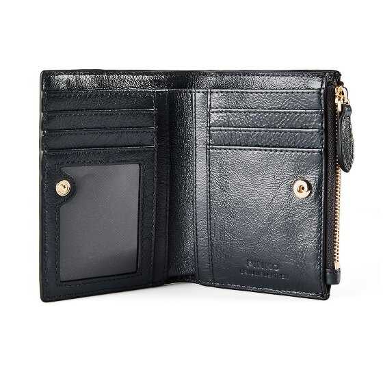 PINKO Compact Wallet Geldbörse Leder 13 cm