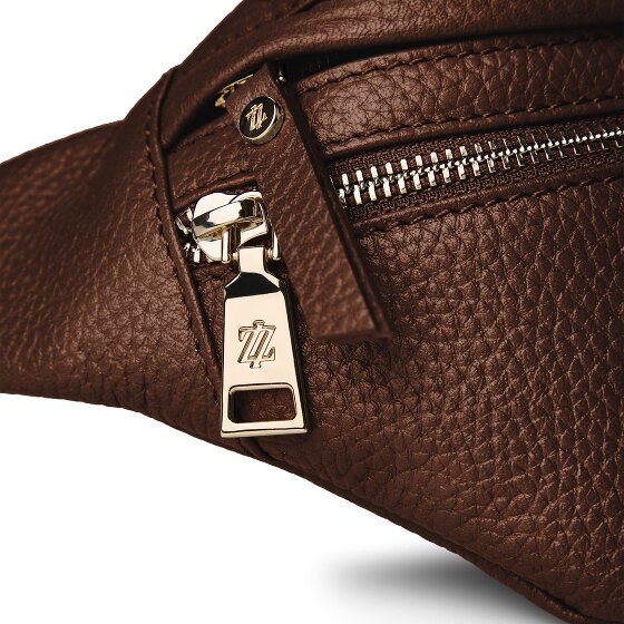 Lazarotti Bologna Leather Double-Zip Gürteltasche Crossbody Leder 25 cm