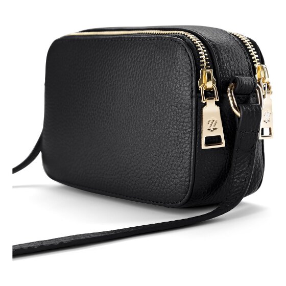 Lazarotti Bologna Leather Umhängetasche Leder Double-Zip 18 cm